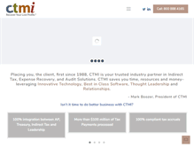Tablet Screenshot of ctmi.com